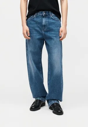 EGHAN - Baggy jeans - dark blue