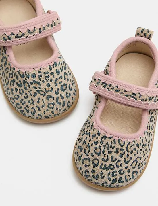 Kids' Barefoot Leopard Ballet Pumps (3 Small - 5 Small)