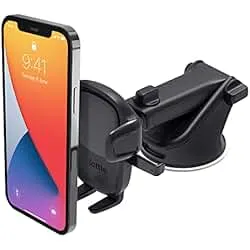 iOttie Easy One Touch Signature Dashboard & Windshield Universal Car Mount Phone Holder Desk Stand with Suction Cup Base and Telescopic Arm for iPhone, Samsung, Google, More Smartphones