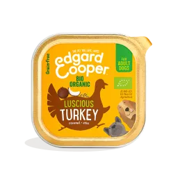 Edgard & Cooper Biologisch In Kuipje Met Kalkoen Natvoer Hond 17x100g
