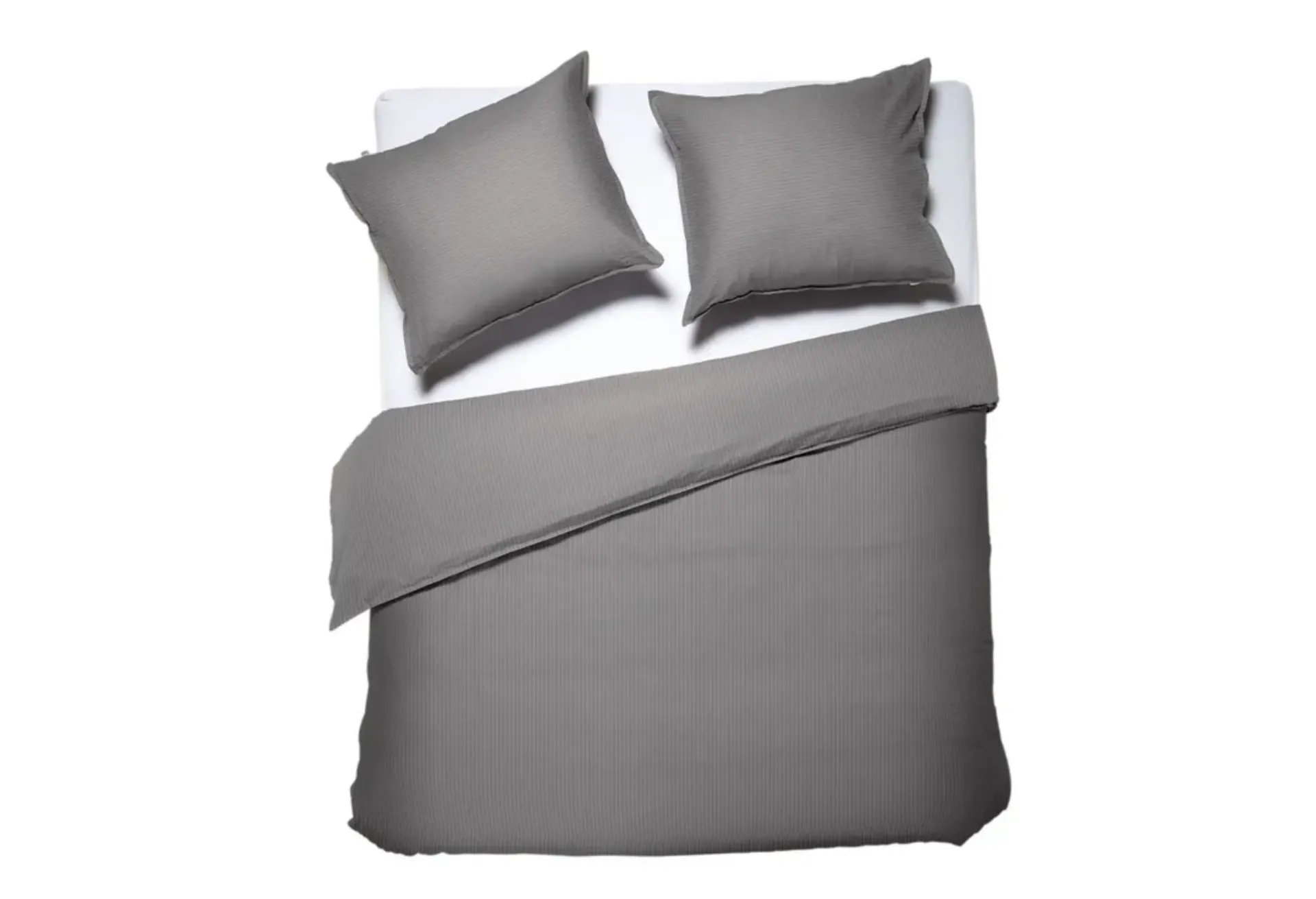 Dixxius Natural Dekbedovertrek Anthracite