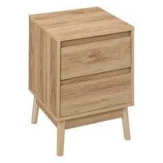 Table de chevet ABANA 2 tiroirs 40x56x40cm