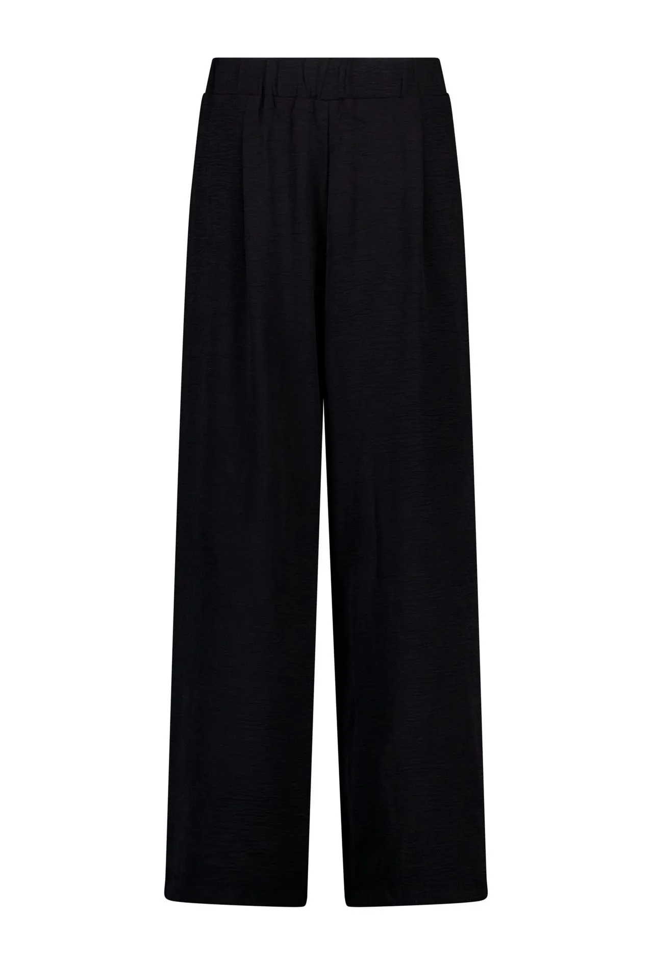 Wide fit broek | Zwart