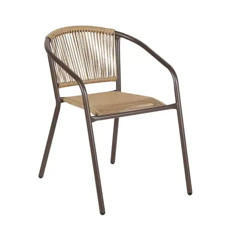 Silla Guadalajara Beige Tipo Ratán