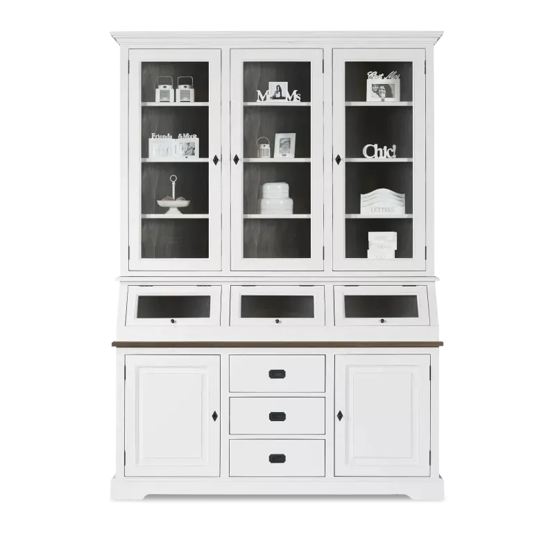 Grutterskast Lakewood - Clear/Mindi Donkerbruin