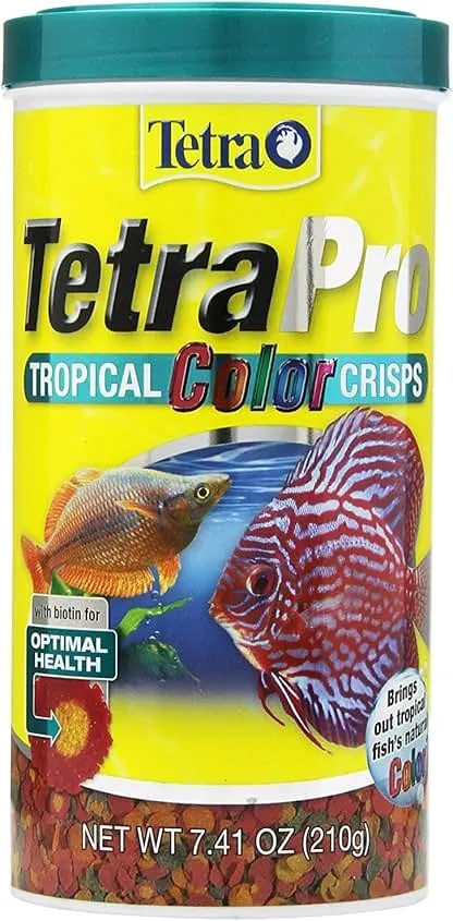 TetraPro Tropical Color Crisps, Fish Food With Natural Color…