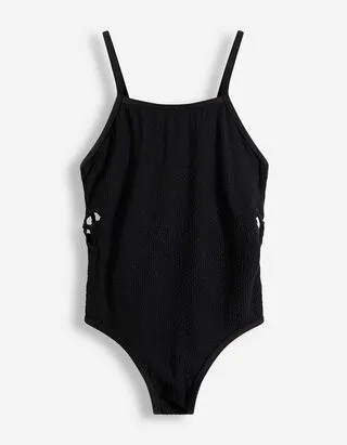 Costume da bagno - Intagli - Nero