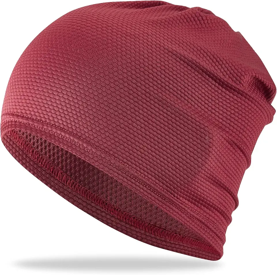 Cooling Skull Caps for Men Women Thin Breathable Mesh Beanie