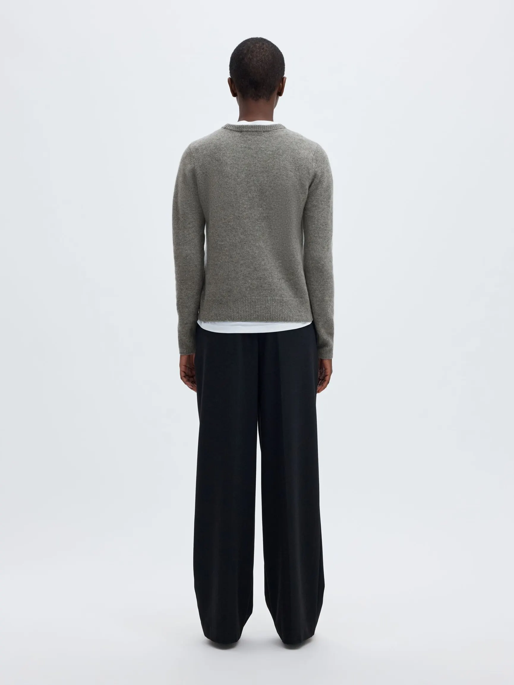 KASJMIR STRIKKET PULLOVER