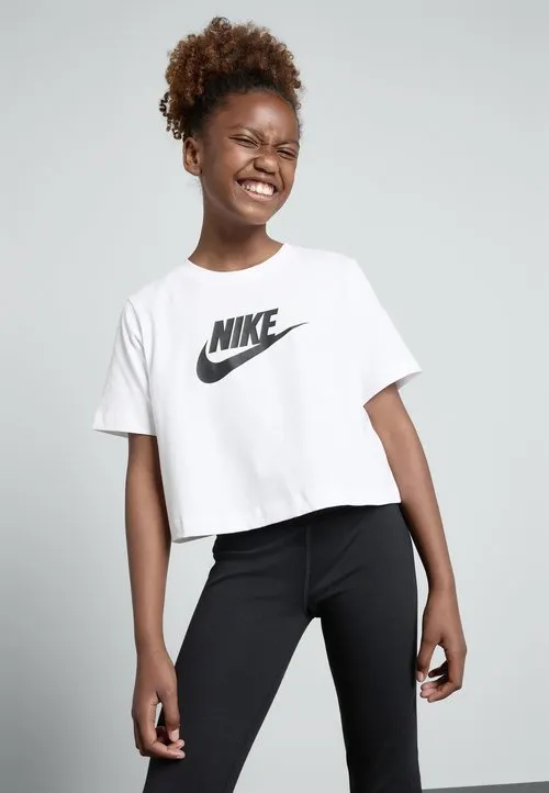 TEE CROP FUTURA - T-shirts med print - white