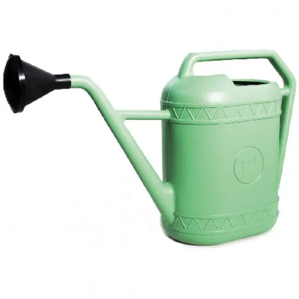 VERDELOOK Innaffiatoio in plastica da 9 litri, verde