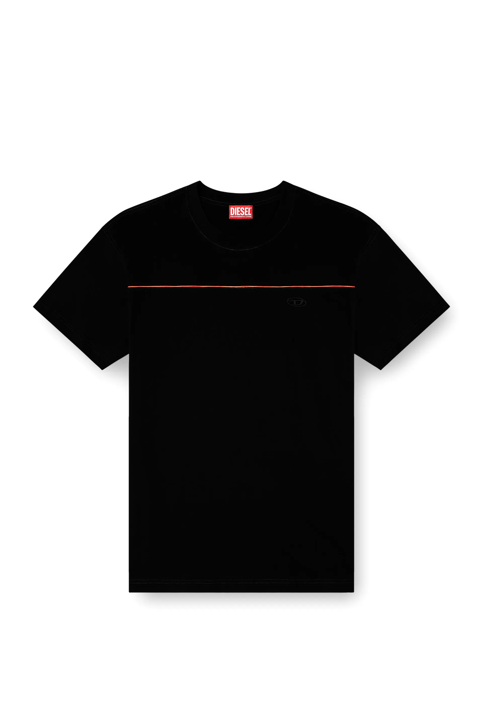 T-shirt with contrast piping