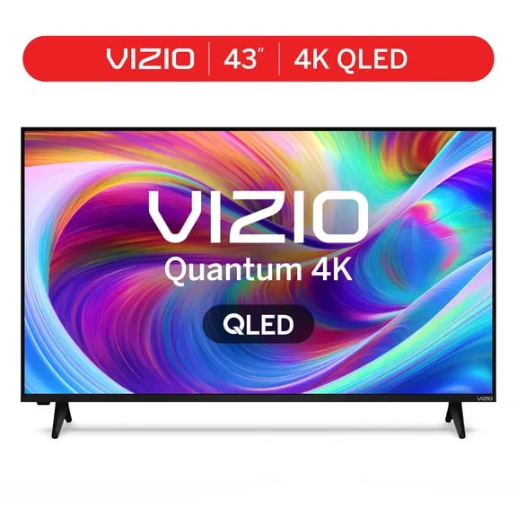 VIZIO 43" Class Quantum 4K QLED HDR Smart TV (VQD43R-10) $228.00