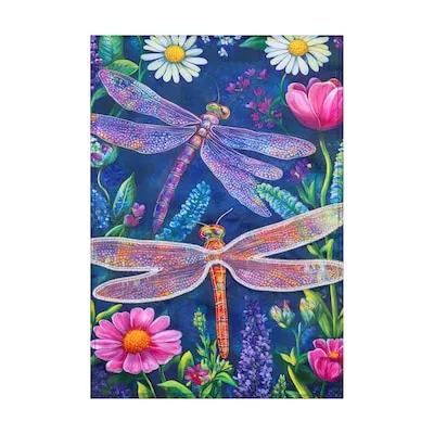 1-ft W x 1.5-ft H Spring Garden flag
