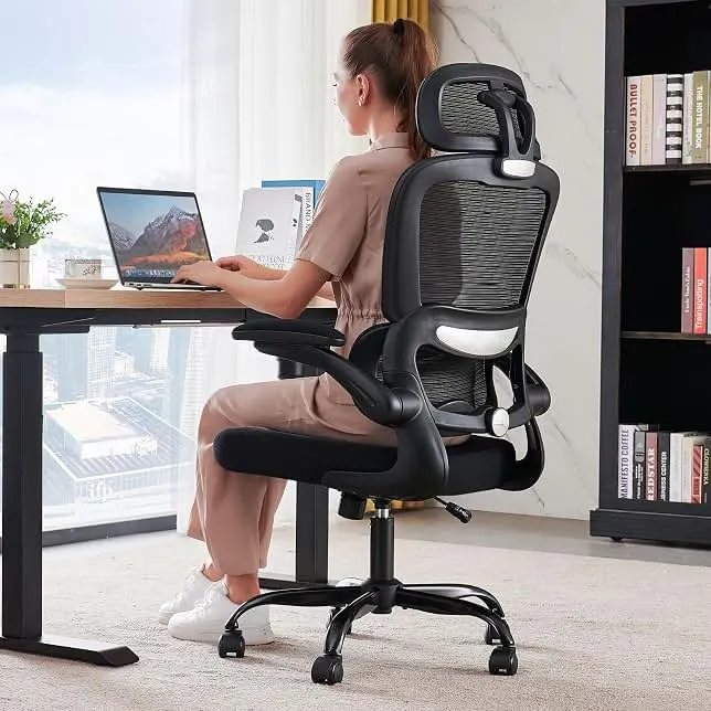 TRALT Office Chair Ergonomic Desk Chair - Gaming Chair with Lumbar Support | 330 LBS Home Office Desk Chairs with Headrest, Reading Chai…