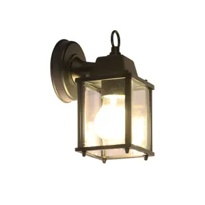 Applique classico da esterno Samboi nero IP44 E27 INSPIRE