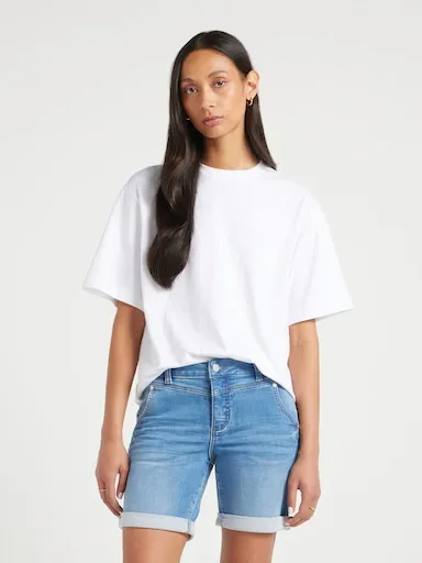 Just Jeans Amaze Mid Rise Girlfriend Short