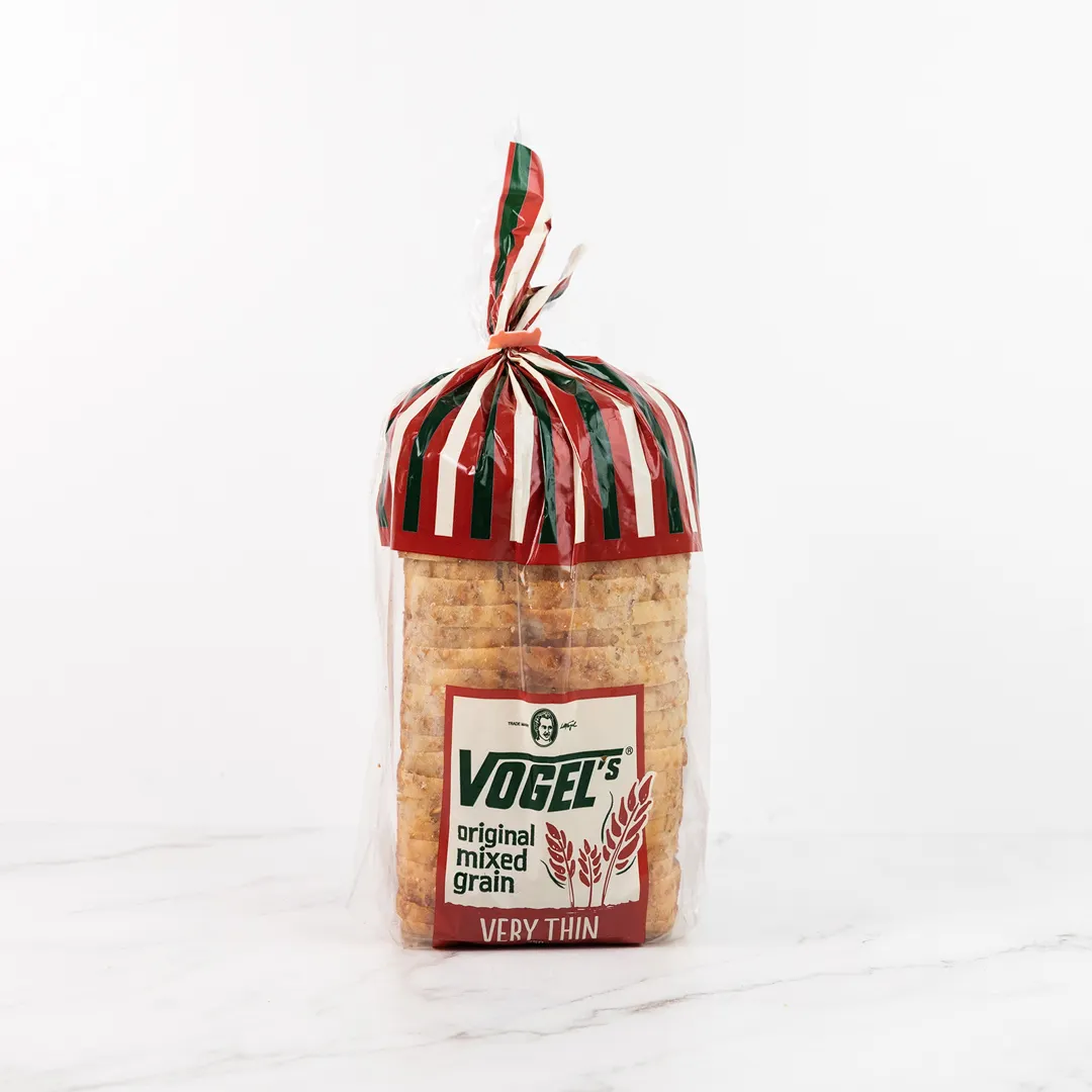 vogels mixed grain thin sliced bread 750g