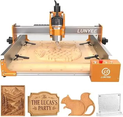 LUNYEE 4040 Pro Max CNC Router Machine with 800W R…