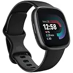 Google Fitbit Versa 4 Fitness Smartwatch, 24/7 Heart Rate - Black/Graphite | Daily Readiness, 3-month Google Health Premium Membership included, GPS, 40+ exercise modes, sleep tracking