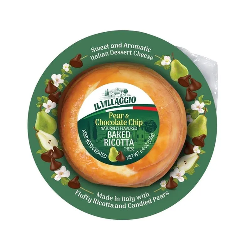 IL Villaggio Pear & Chocolate Chip Baked Ricotta