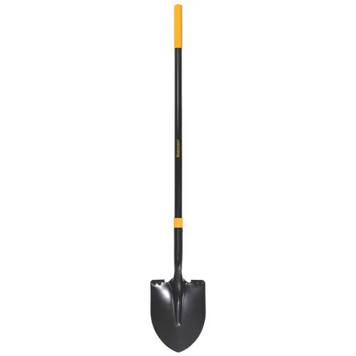 Yardworks® Fiberglass Long Handle Round Point Digging Shovel