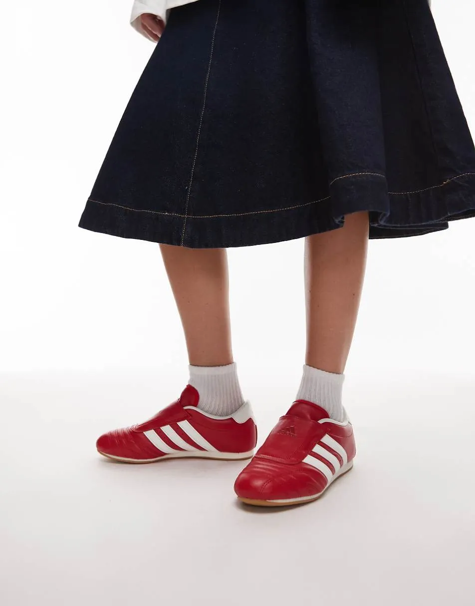 adidas Originals Taekwondo trainers in red and white
