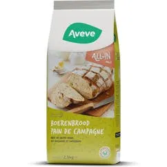 All-in broodmix bruin boerenbrood 2.5 kg