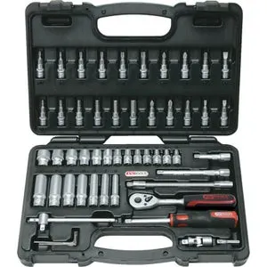 KS TOOLS 1/4" Serie di chiavi a bussola,53 pz