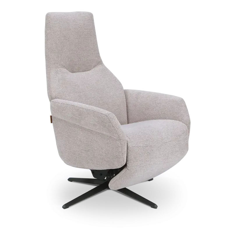 Relaxfauteuil Opera - handmatig - stof Sneak Naturel