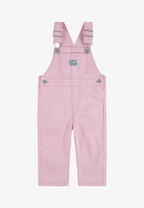 RAILROAD STRIPE OVERALL - Snekkerbukse - bright white