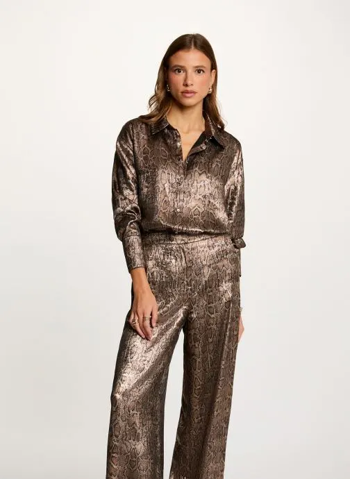 Lange mouw overhemden 252-CEBIL.F dames zilver