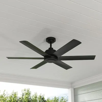 Centreville 52-in Oil-Rubbed Bronze Flush Mount Ceiling Fan With Light Chain