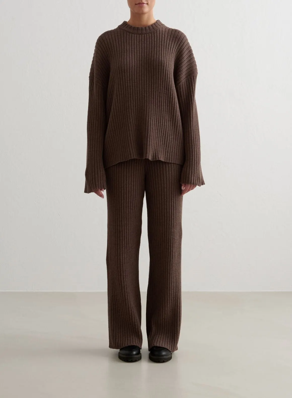 Macchiato Rib Knit Pants