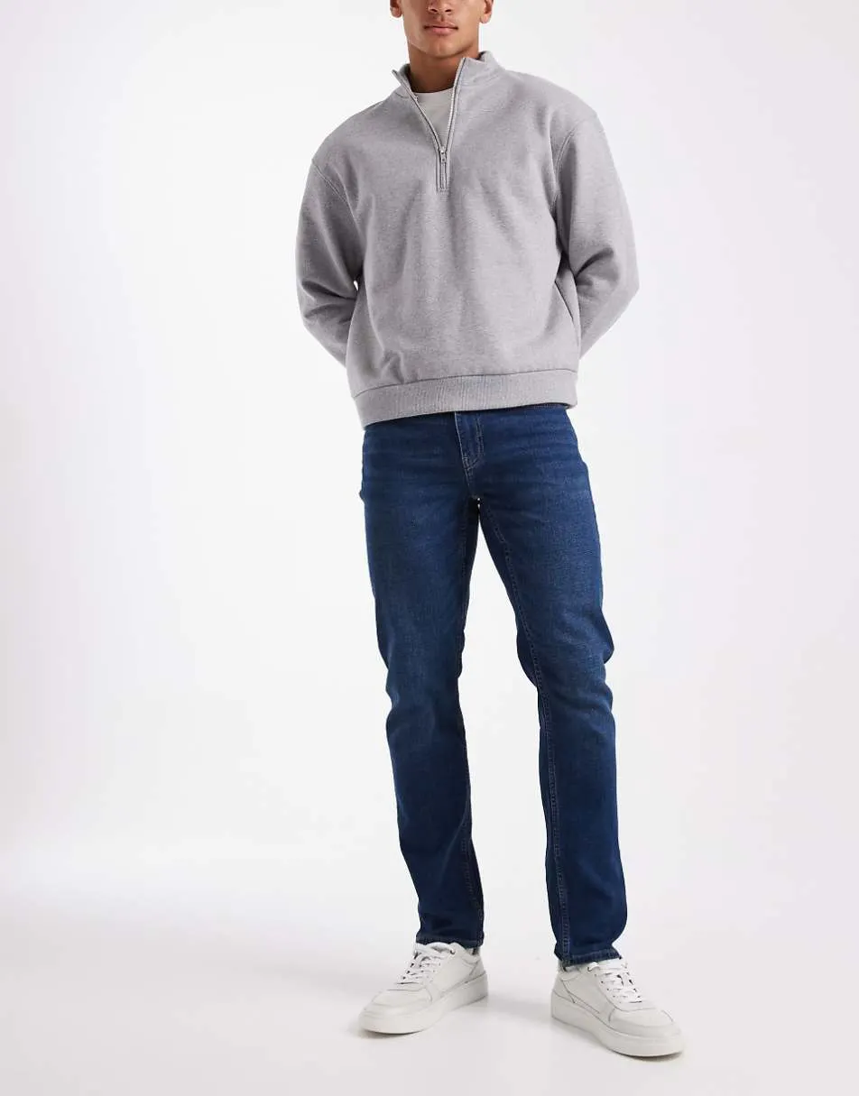 ONLY & SONS Weft regular fit jeans in dark wash