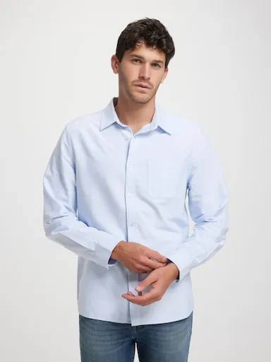 Just Jeans Long Sleeve Stripe Shirt