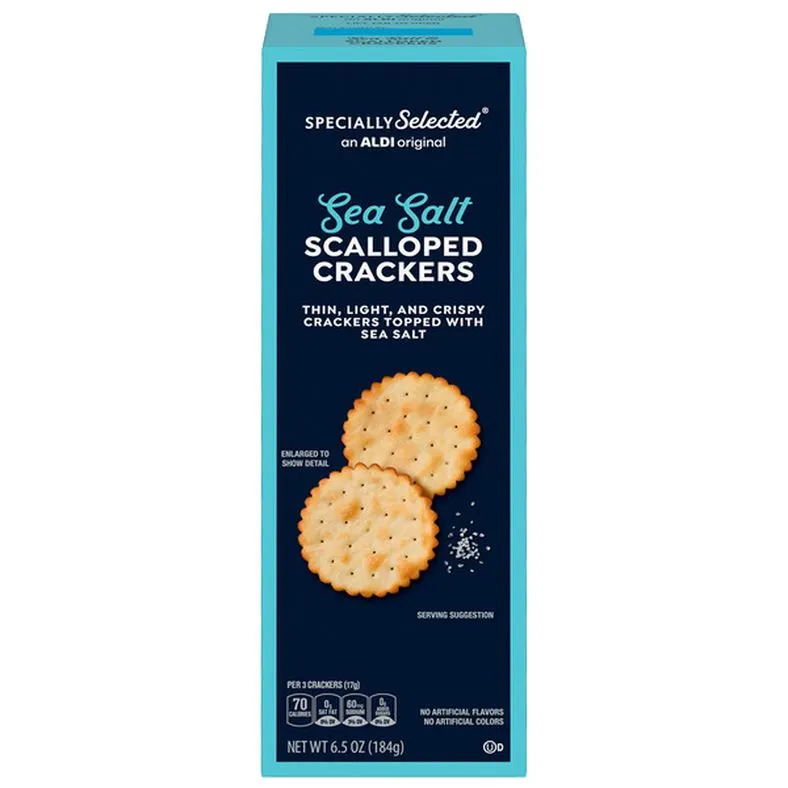 Specially Selected Scalloped Sea Salt Crackers