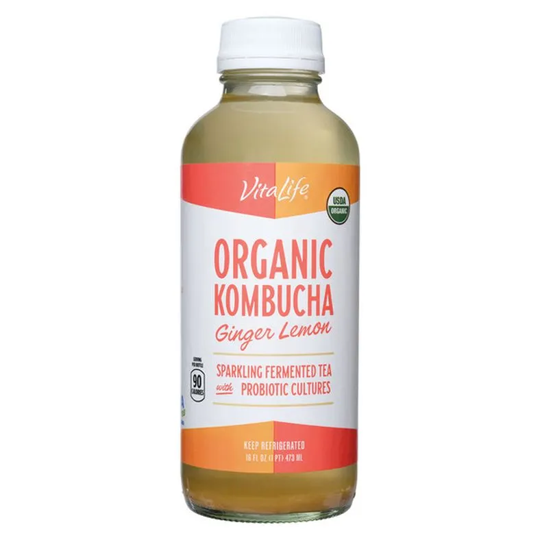 VitaLife Ginger Lemon Kombucha
