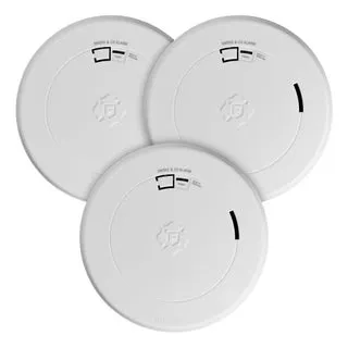 First Alert Precision Detection 10-Year Battery Smoke/CO Alarm, 3-pack