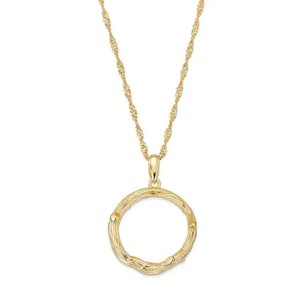 Halssmykke 925 Forgylt Sølv