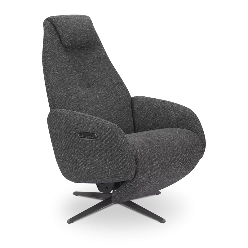 Relaxfauteuil (elektrisch/zwart) Davoli - Sneak Antracite