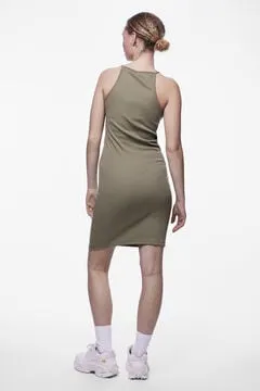 Vestido corto cuello Halter