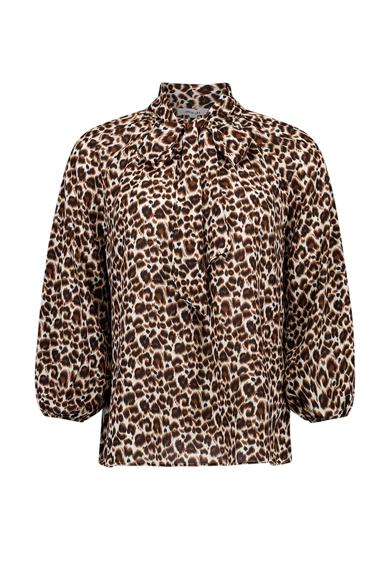 Blouse met luipaardprint
