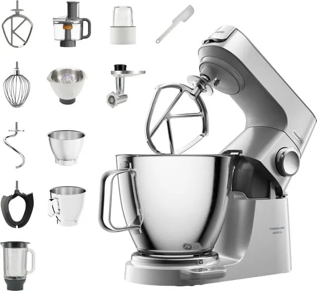 Kenwood Titanium Chef Baker XL kjøkkenmaskin KVL85.704SI