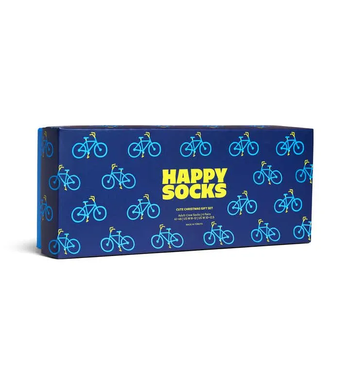 4-Pack Bike Socks Gift Set