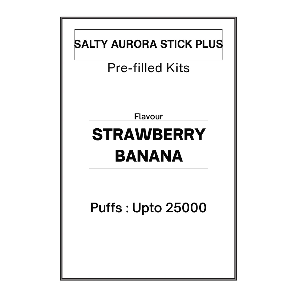 Strawberry Banana -Salty Aurora Stick PLUS Pre-filled Kit 28.5mg/mL