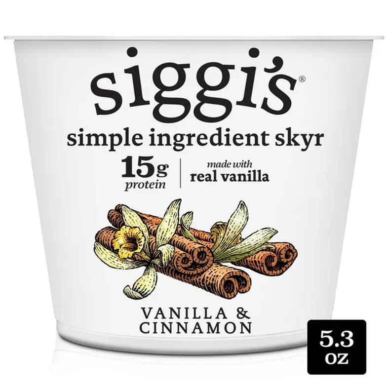 Siggi's Strained Low-Fat Yogurt Vanilla & Cinnamon