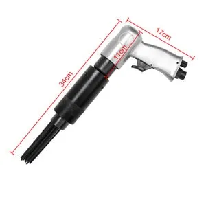 Kit pneumatico per la rimozione/sverniciatura della ruggine ad ago per la pulizia di metalli e vernici - testina di ricambio