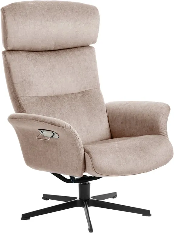 Conform Master hvilestol classic svingfot alu svart stoff Mito 1515-63 Desert