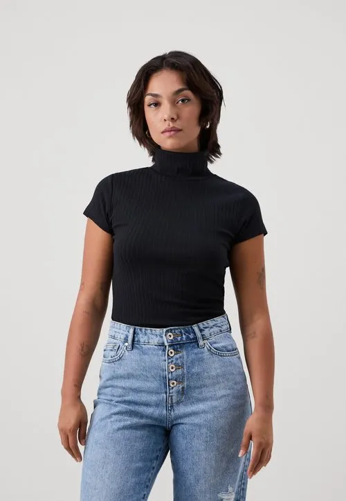 T-shirts med print - black